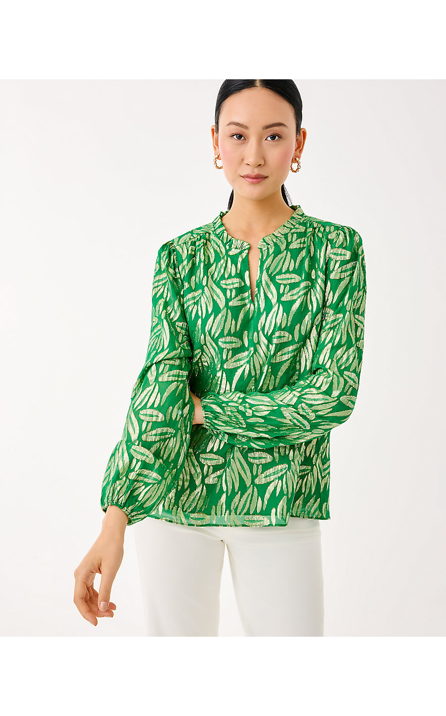 GIANA LONG SLEEVE SILK TO