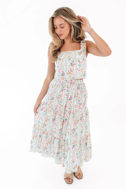 The Nora Midi Skirt Set