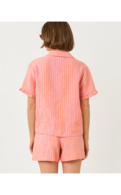 CARDEN RUFFLE TOP