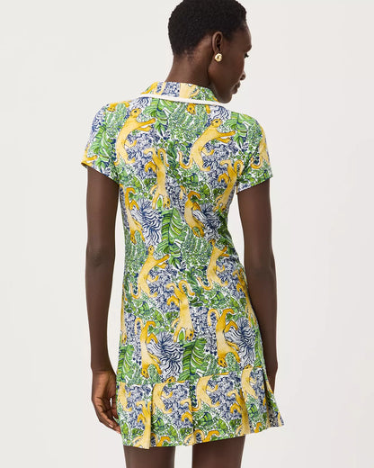 CAYO COSTA PLEATED DRESS