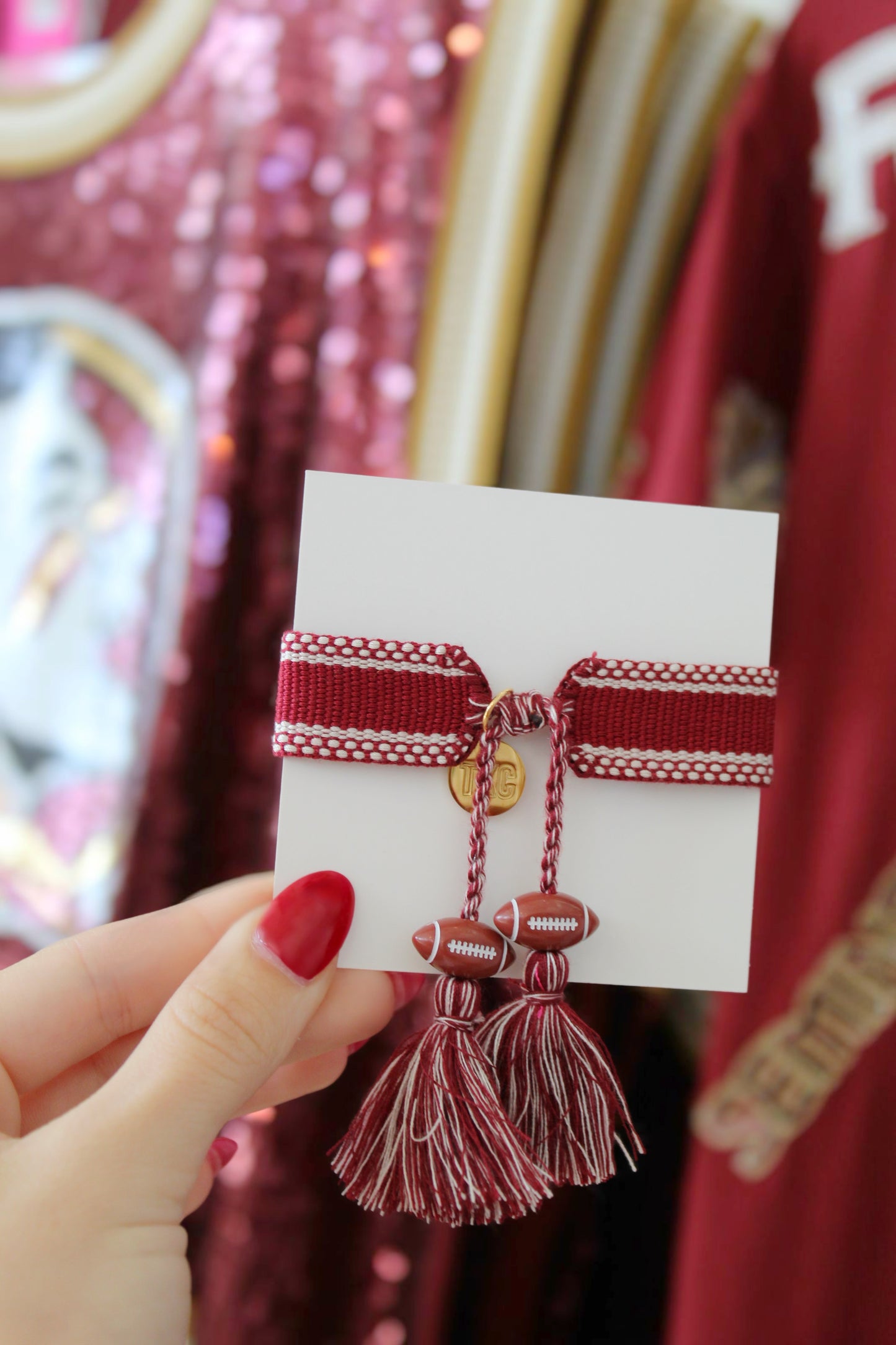 Signature Bracelet - Go Noles with Football Charm