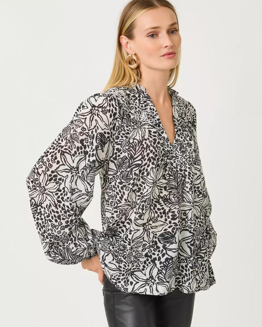 LOURDES LONG SLEEVE TOP