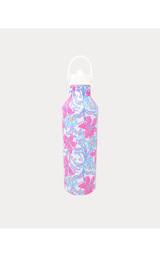 Stainless Steel Water Bottle, Beachside Haven