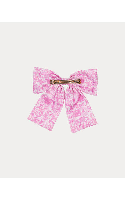 Embellished Bow Barrette, Fleur De Lilly