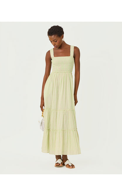 HADLY SMOCKED MAXI DRESS