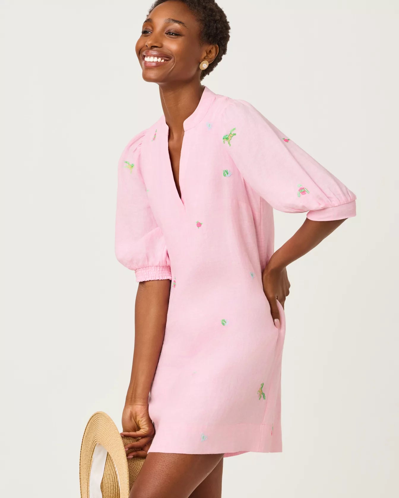 MIALEIGH ELBOW SLEEVE LIN