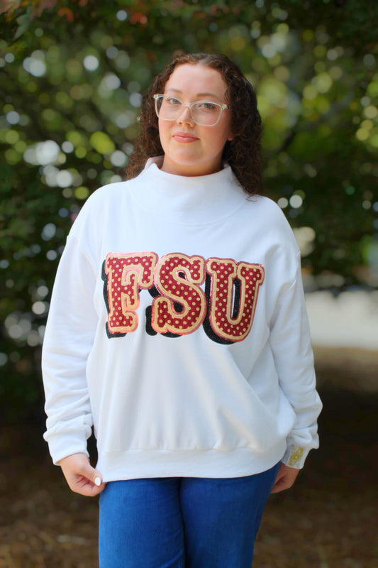 FSU Mock Neck Sweatshirt