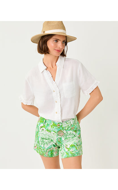 CARDEN RUFFLE TOP