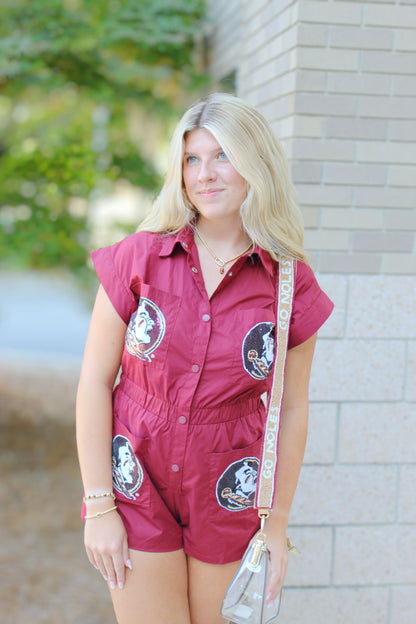 Bag Strap - Go Noles - Gold