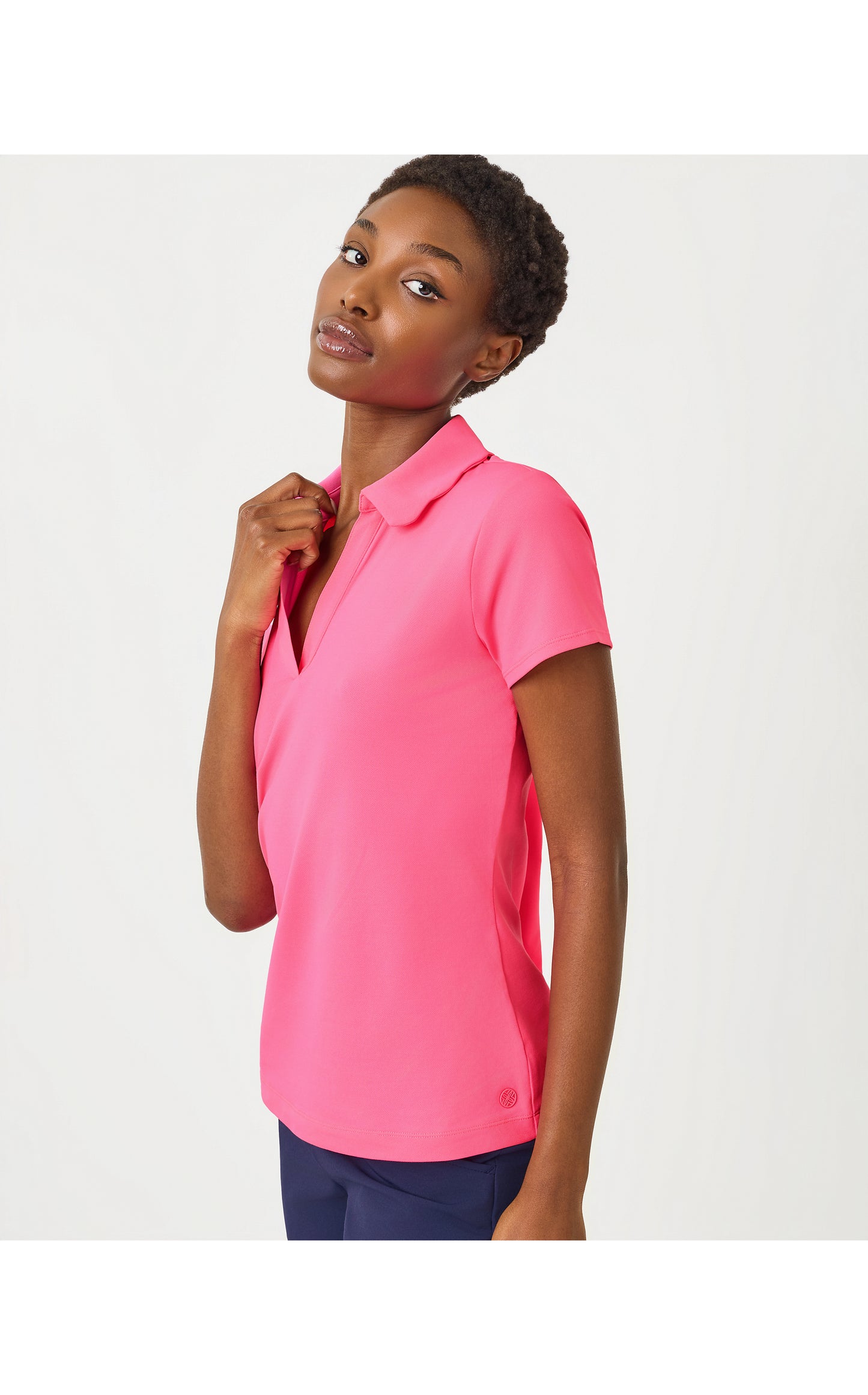 FRIDA SCALLOP POLO UPF 50