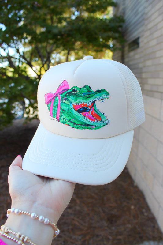 "Gator Girl" Hat Cream