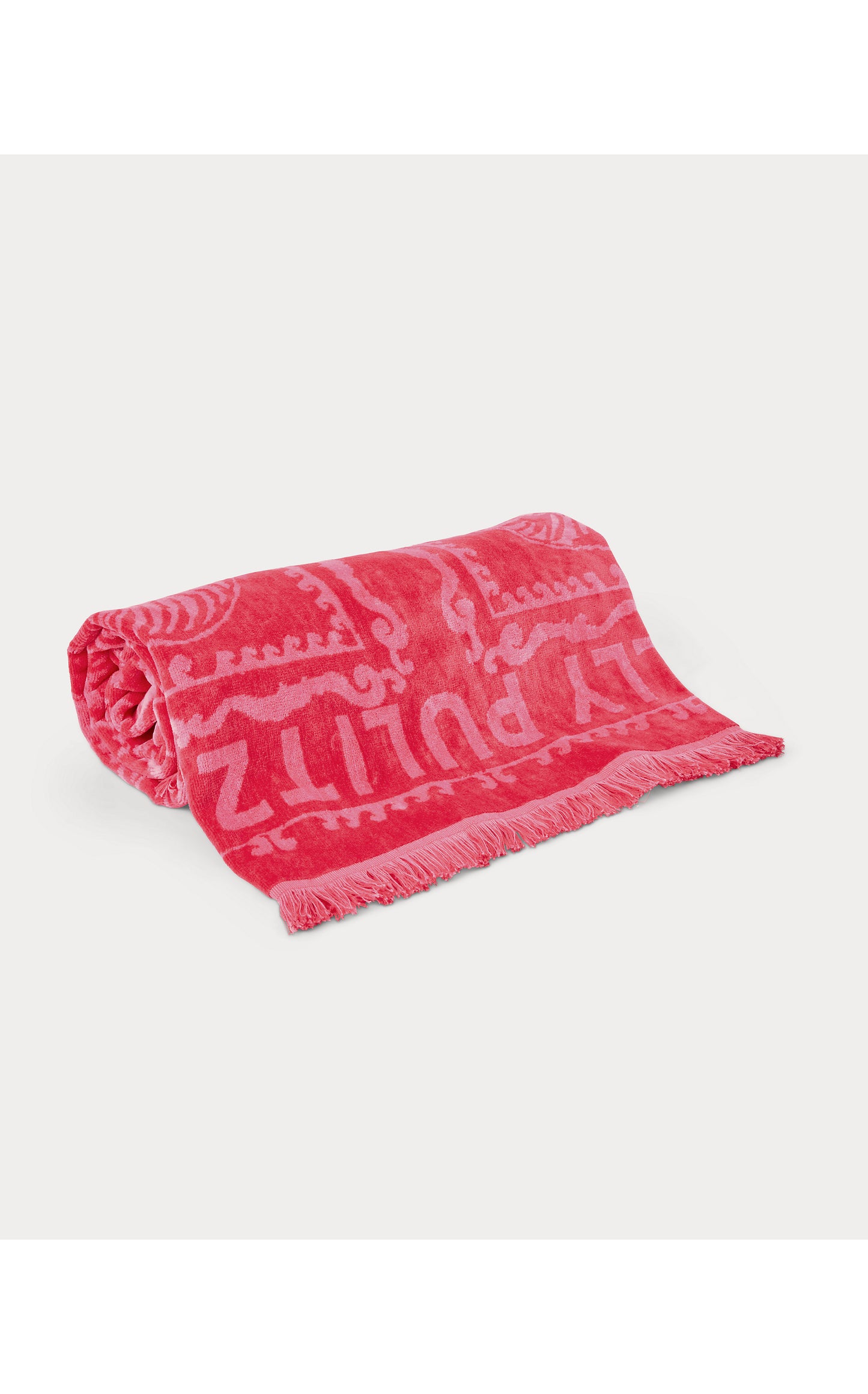 GWP JACQUARD BEACH TOWEL - PARADISE PUNCH SHELL SHINE ENGINEERED GWP JACQUARD TOWEL
