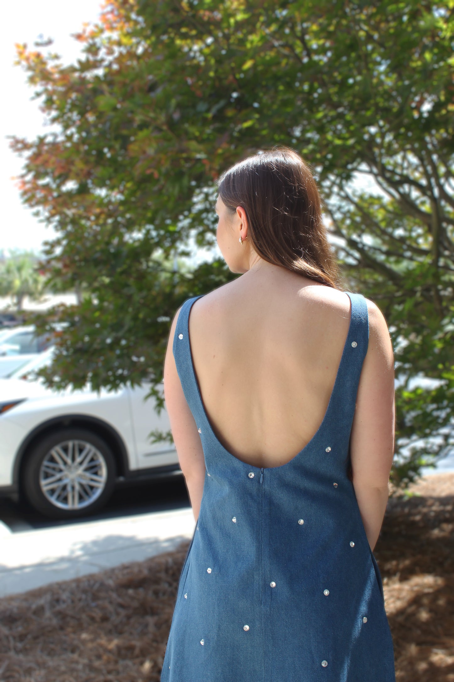 FSU Jewel Denim Dress
