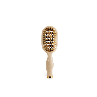 MINI VENTED HAIR BRUSH - TAN