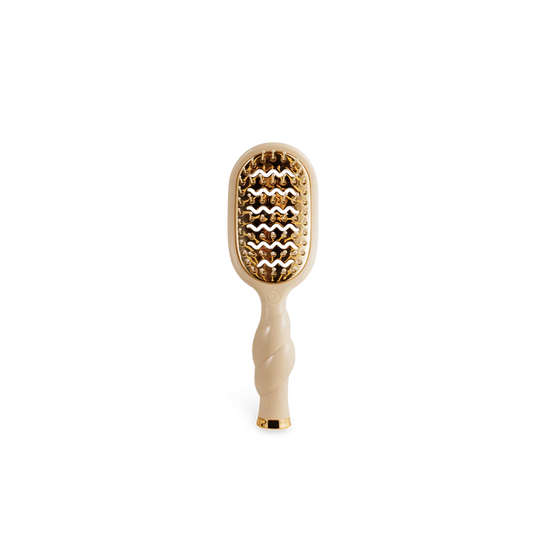 MINI VENTED HAIR BRUSH - TAN