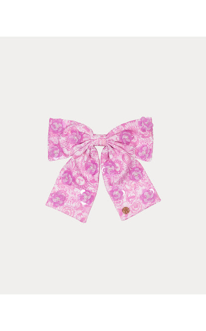 Embellished Bow Barrette, Fleur De Lilly