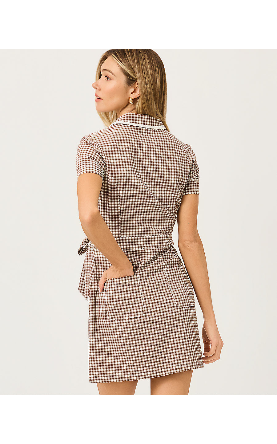KATHY SHORT SLEEVE TIE DR