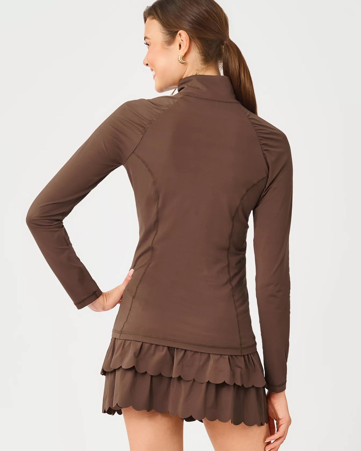 JUSTINE HALF ZIP UPF 50+