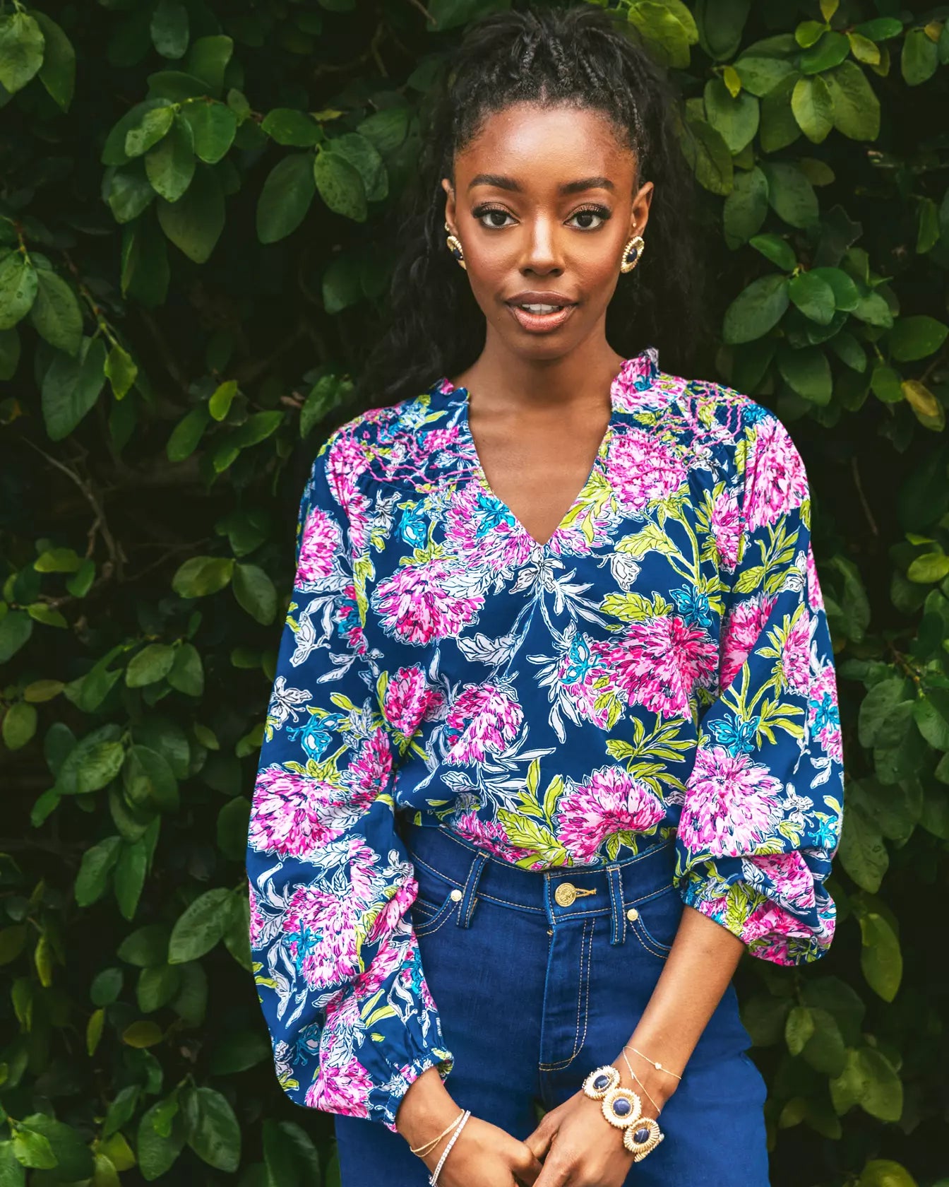 LOURDES LONG SLEEVE TOP