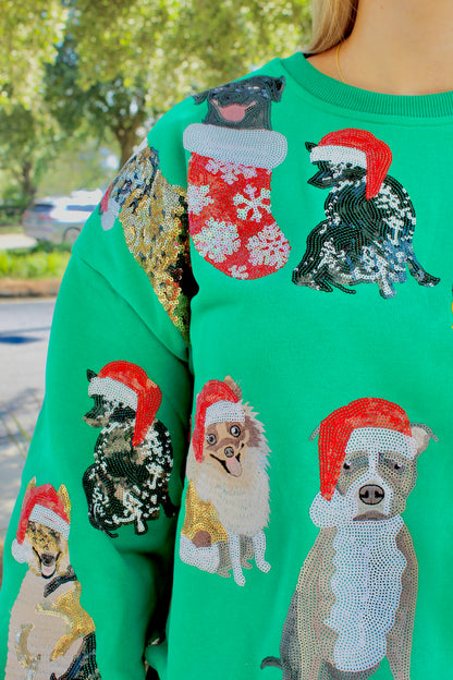 Christmas Puppies Sweatshirt