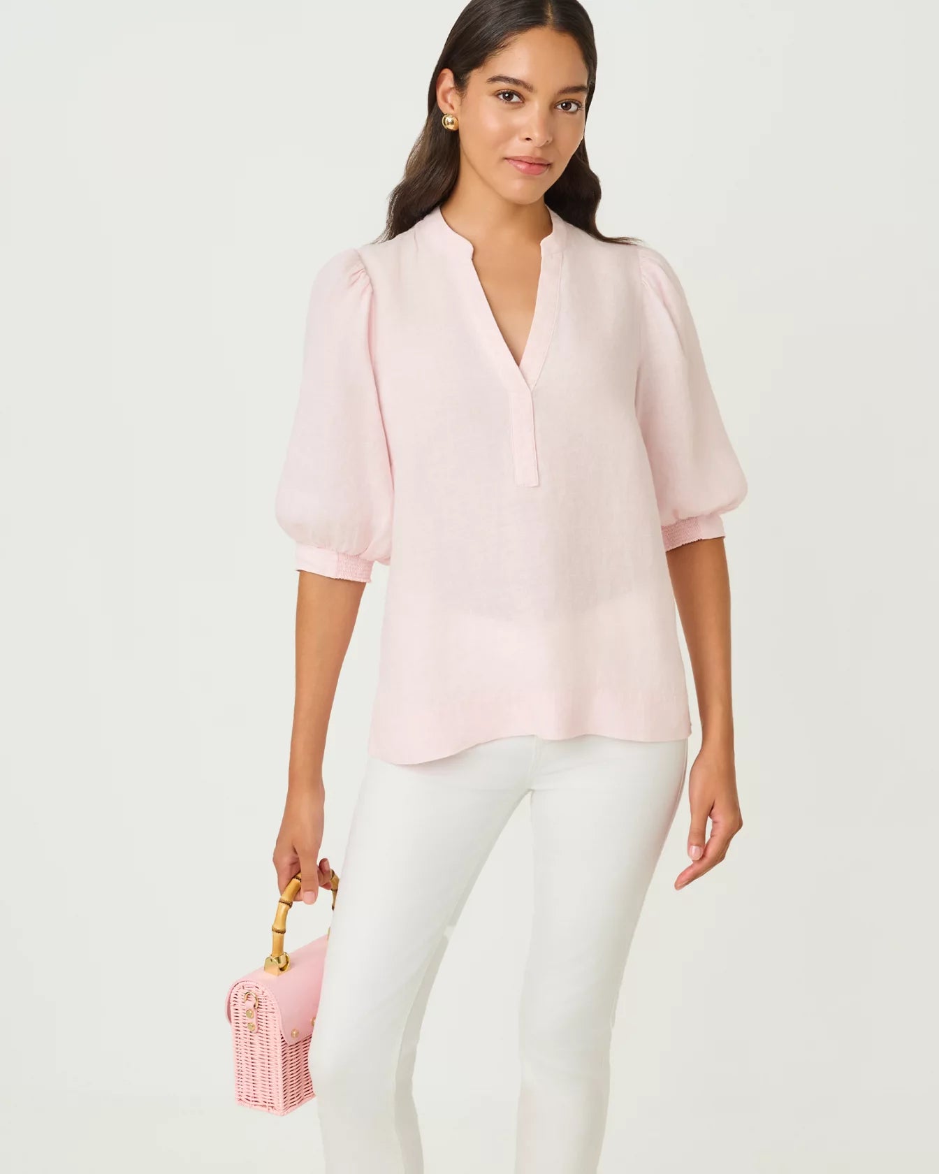 MIALEIGH ELBOW SLEEVE LIN