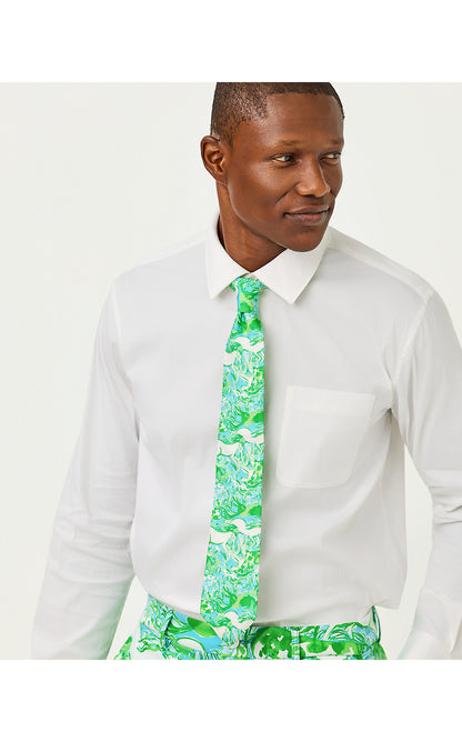 MENS STUFF TIE AND POCKET - CAPRI BLUE GALLOPING GALS MENS ACCESSORIES