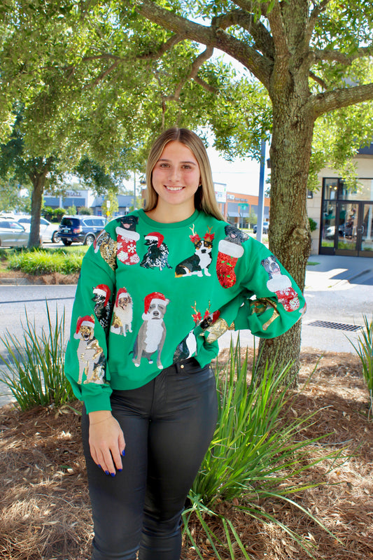 Christmas Puppies Sweatshirt