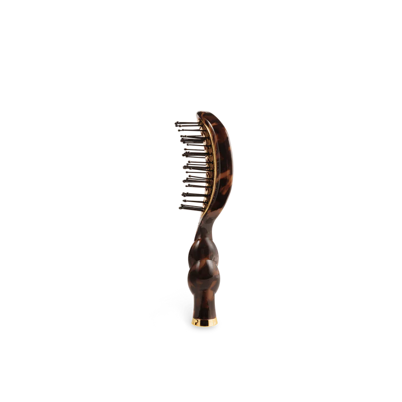 MINI VENTED HAIR BRUSH - TORTOISE
