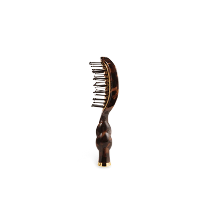 MINI VENTED HAIR BRUSH - TORTOISE