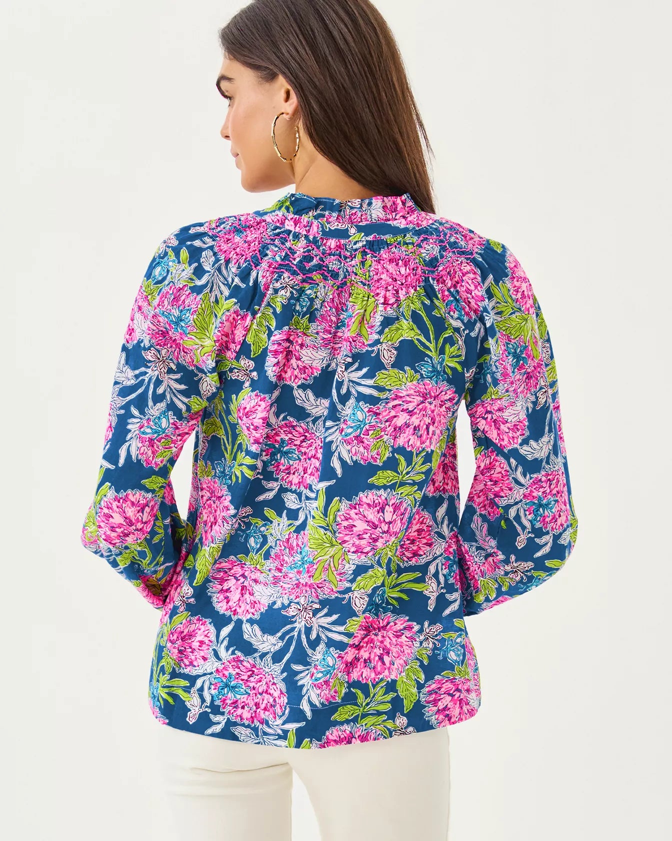 LOURDES LONG SLEEVE TOP