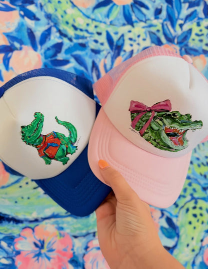 "Gator Girl" Hat Pink