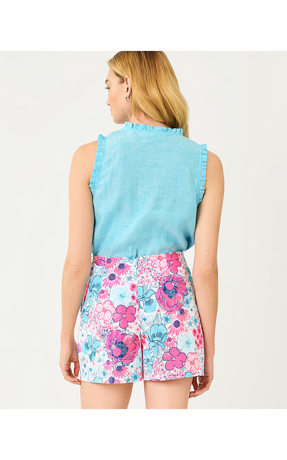 KAVALLA SLEEVELESS RUFFLE
