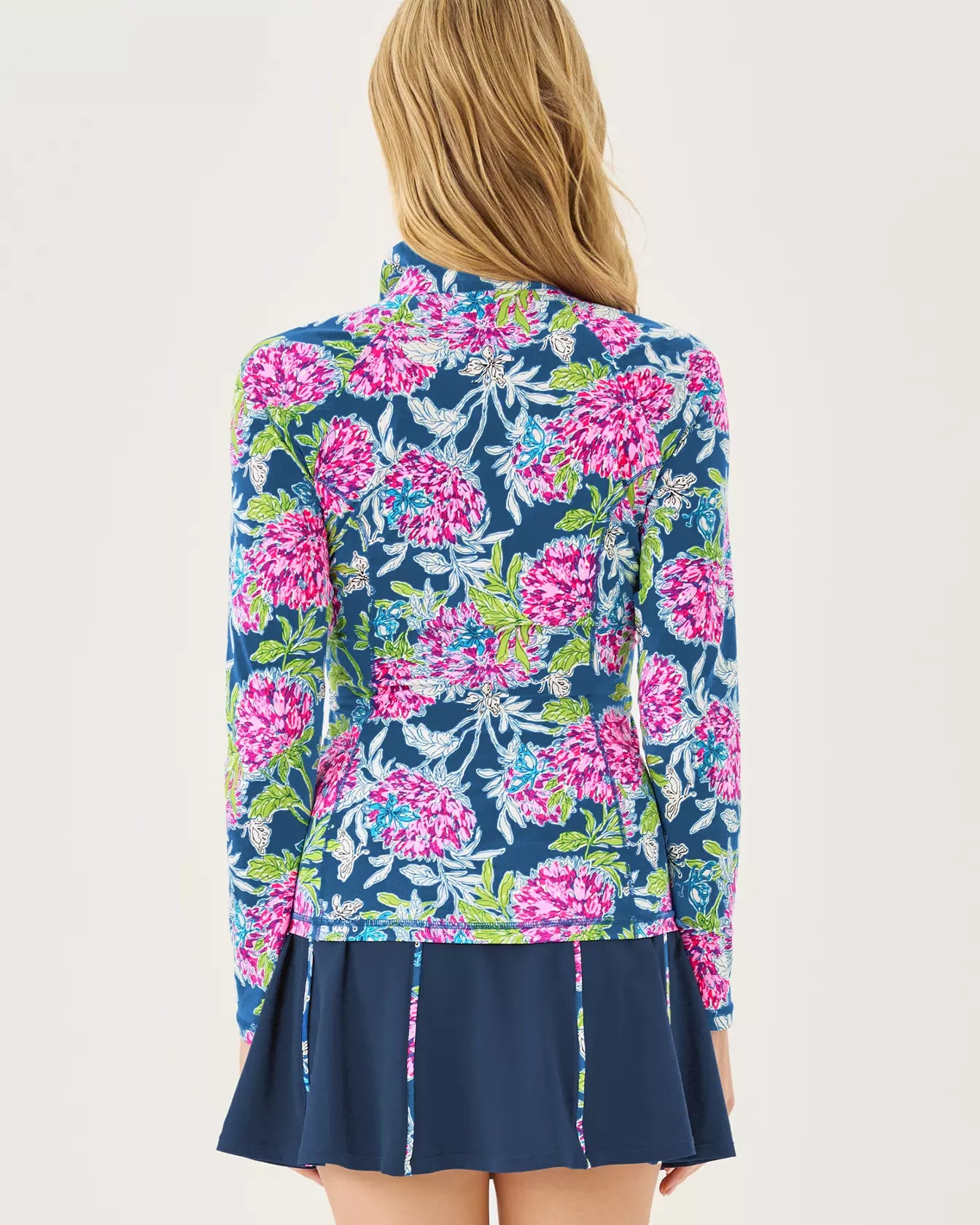 JUSTINE HALF ZIP UPF 50+