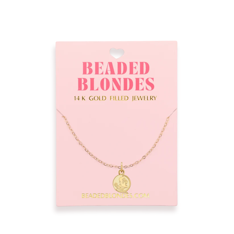 Florida State University Logo Charm Necklace