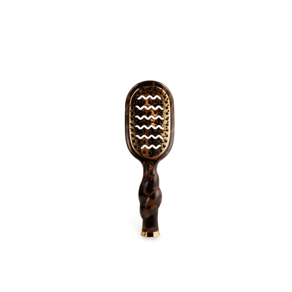 MINI VENTED HAIR BRUSH - TORTOISE