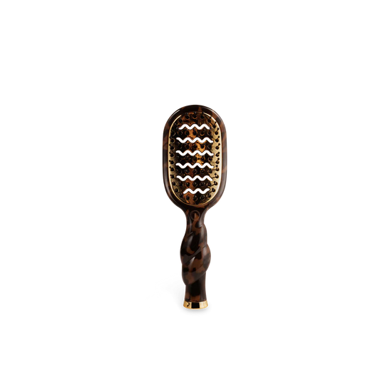 MINI VENTED HAIR BRUSH - TORTOISE