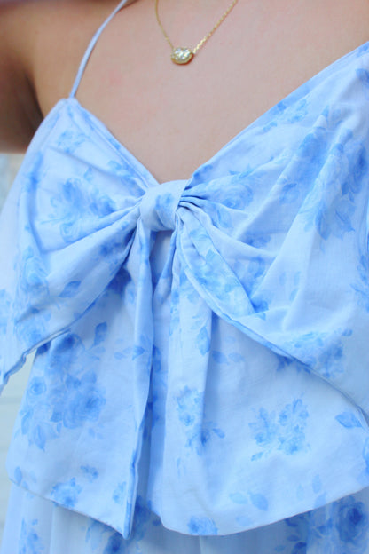 Nicole Bow Midi Dress