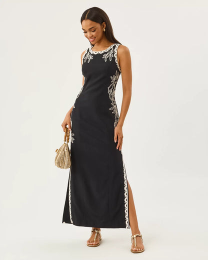 MESSINA MAXI SHIFT DRESS