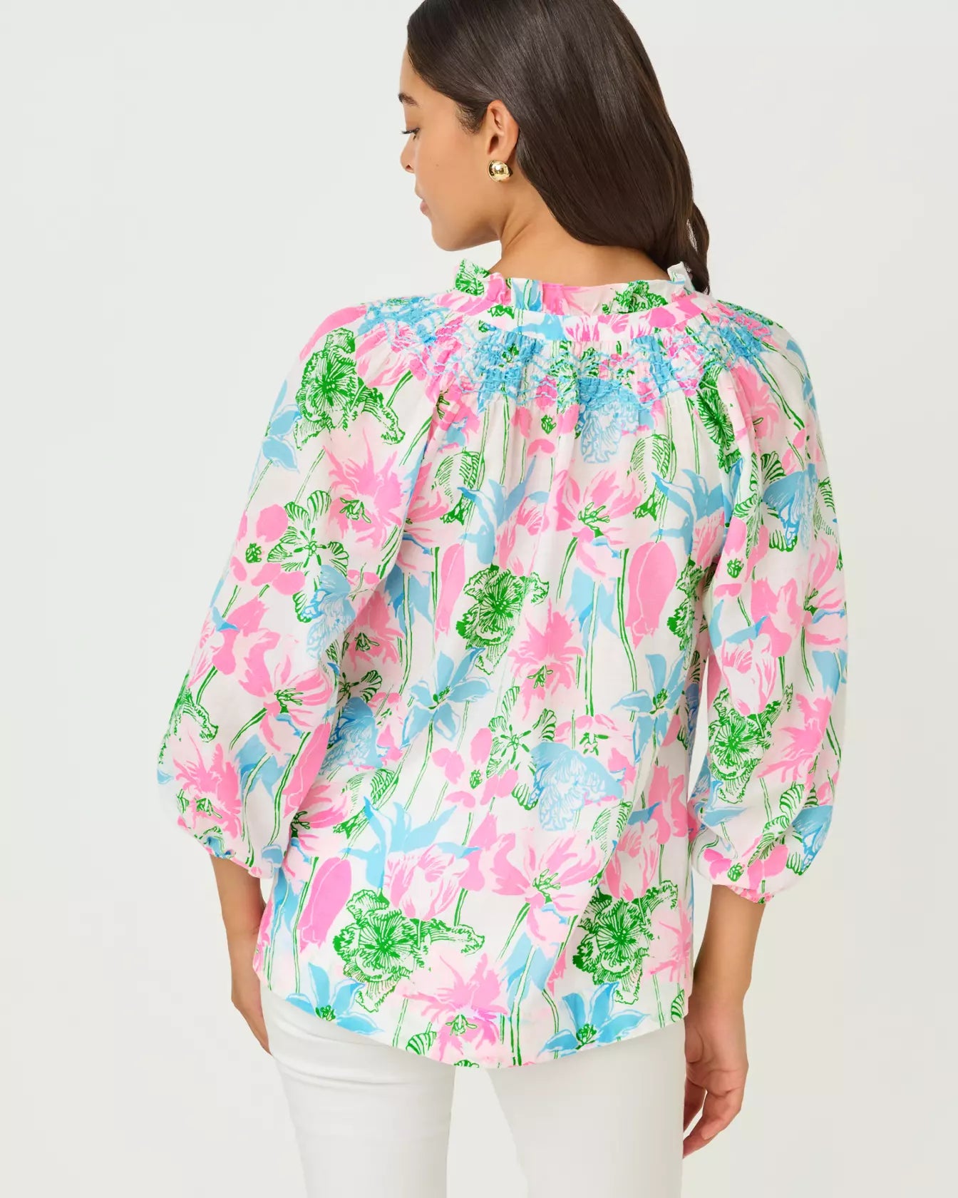 LOURDES 3/4 SLEEVE COTTON