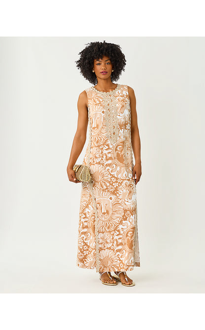EDITA MAXI SHIFT DRESS