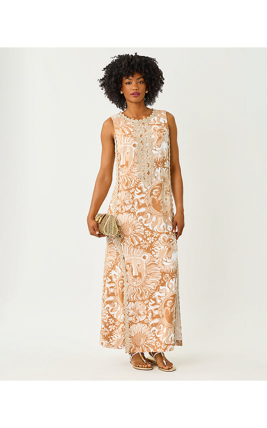 EDITA MAXI SHIFT DRESS