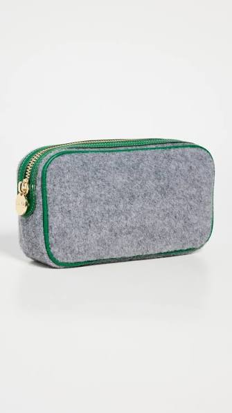 SWEATER SMALL POUCH - CHARCOAL